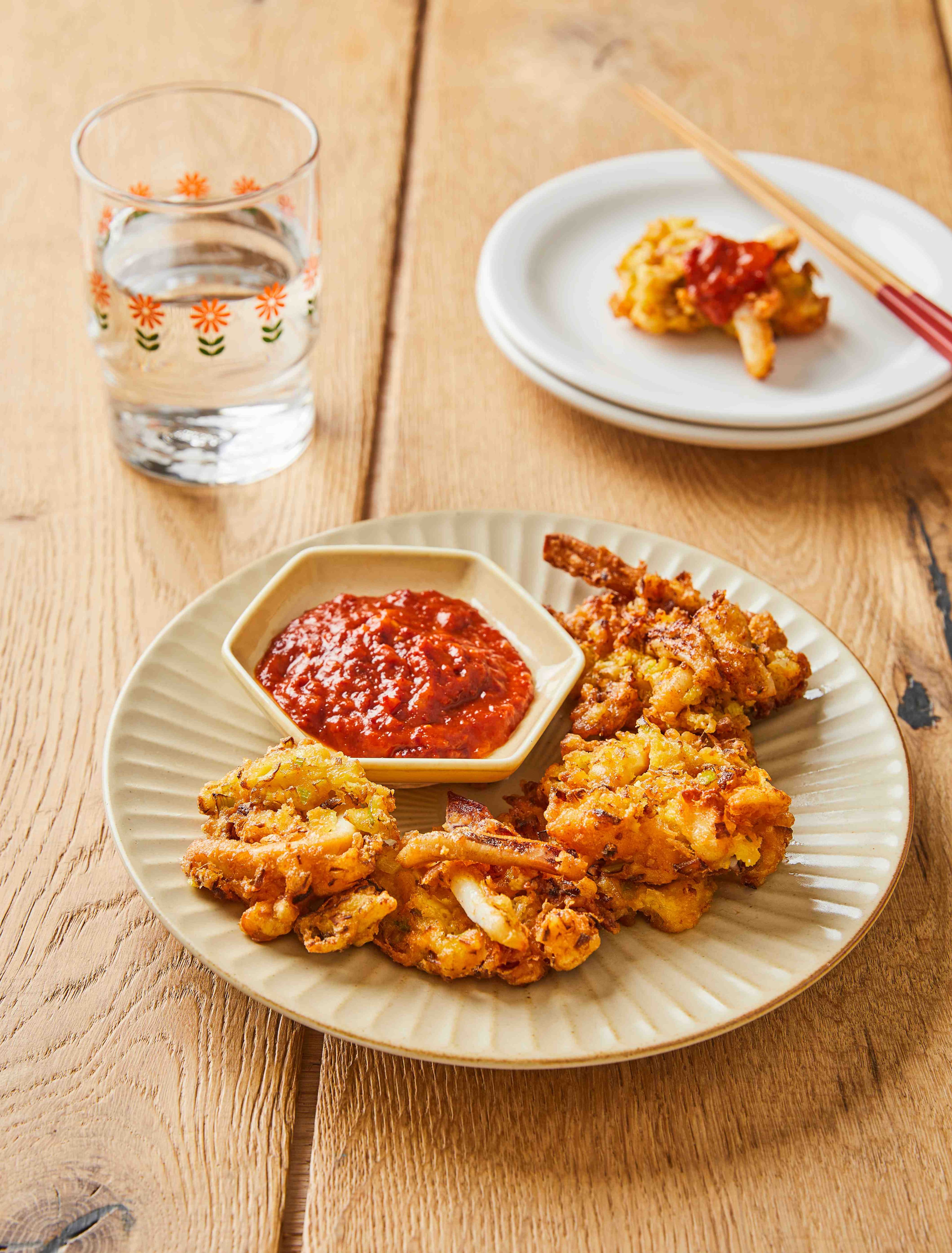 오징어 가라아게&칠리소스