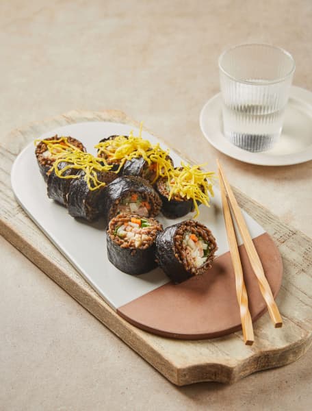 두부샐러드 메밀김밥