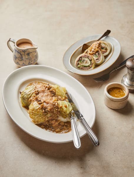 밀푀유 채소 웰링턴