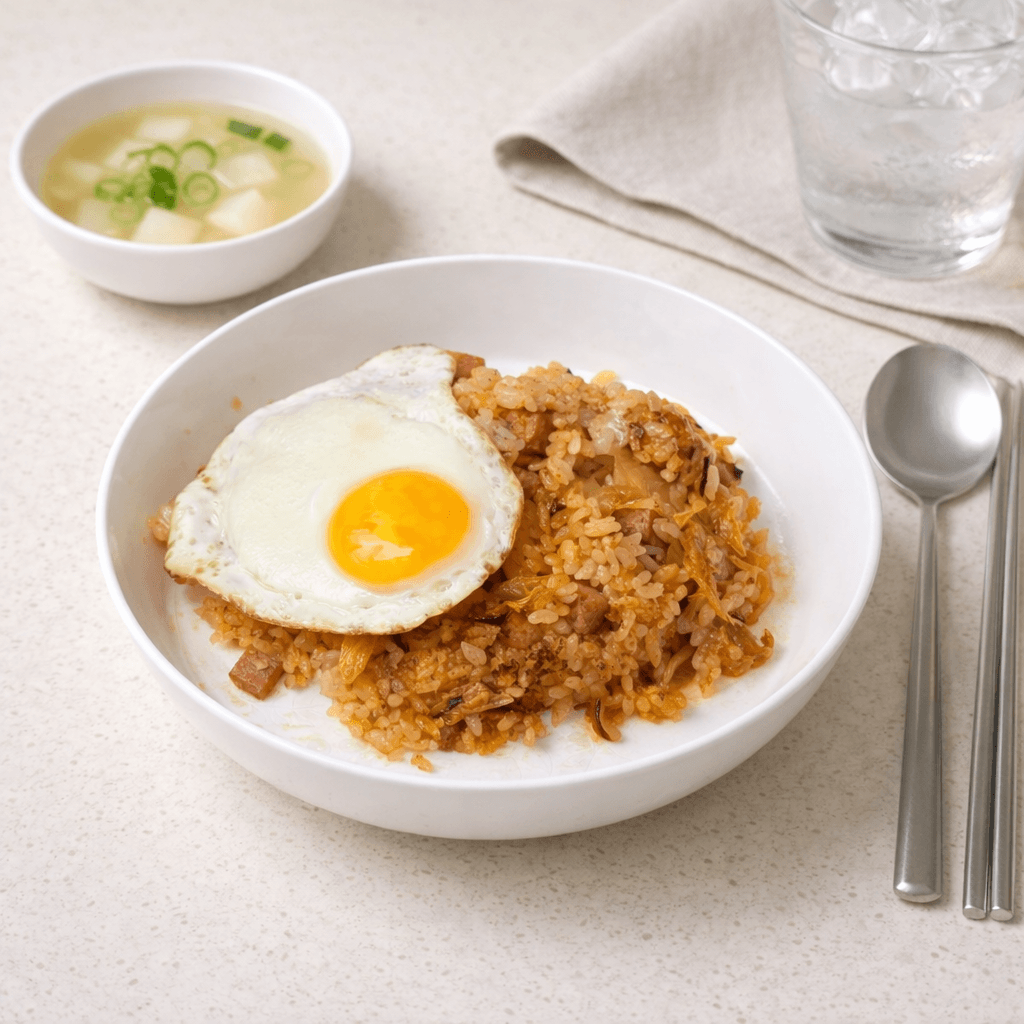 스팸 김치 볶음밥 | 실패 없는 식당에서 먹던 맛 (3인분)