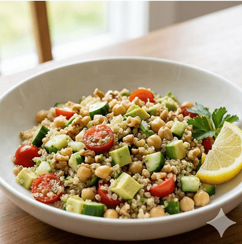 퀴노아 슈퍼푸드 샐러드 | 식이섬유 식물성 단백질